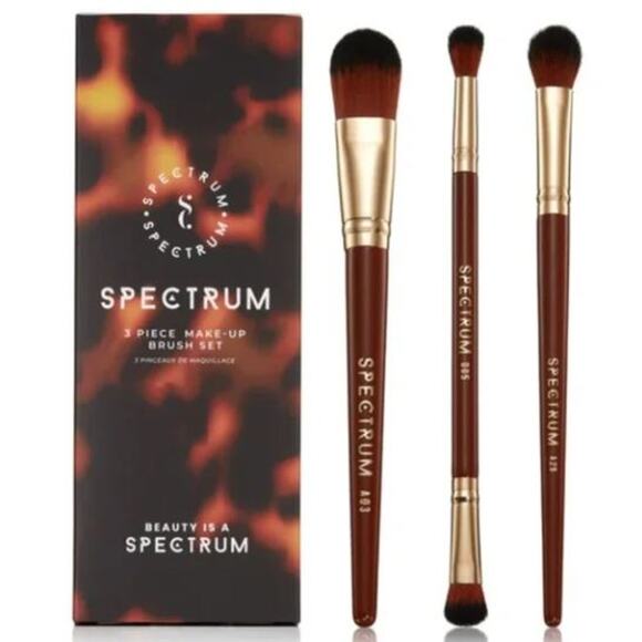 Spectrum 3 Piece Make-Up Brush Set - New - Picture 1 of 3